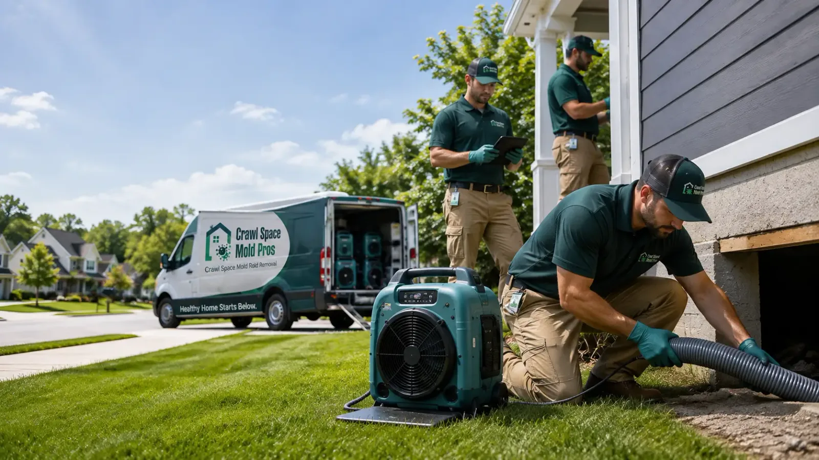 Crawl Space Mold Removal in Mediapolis, IA